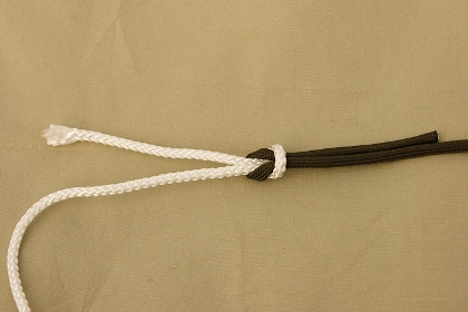 camping knots square knot 4