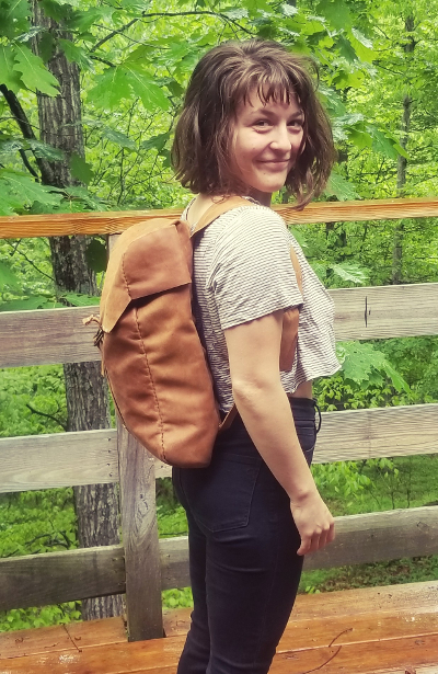 Leather Backpack Example