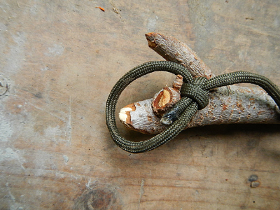 attaching the bowline knot