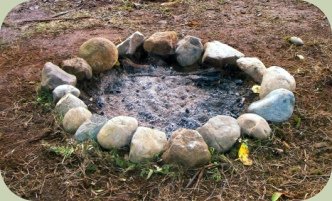 building a fire pit