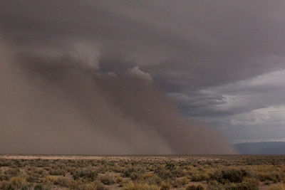 Sandstorm at White Sands