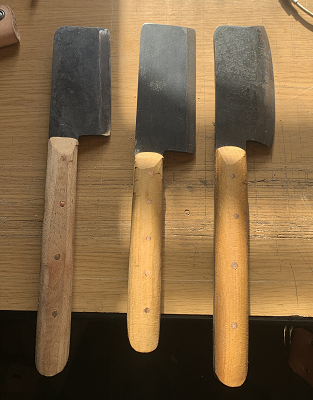 knife making course hatchet knife