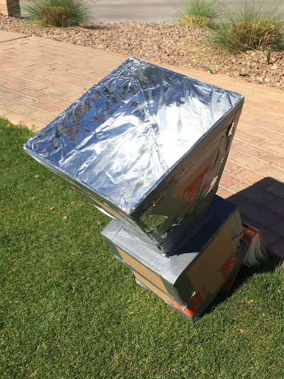 box style of solar oven