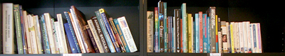 wilderness survival book shelf