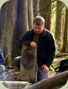 Jason teaching at the Wilderness Awareness Residential Program