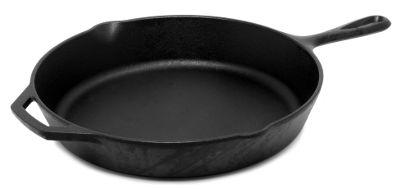 a cast iron pan