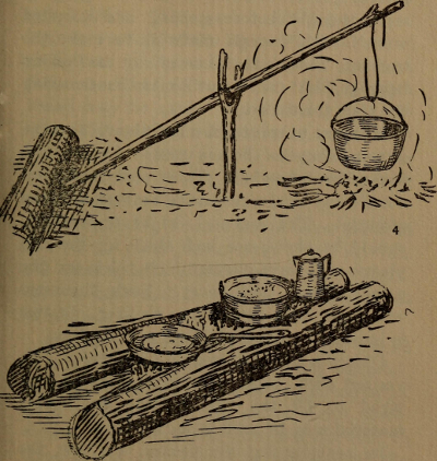 primitive cooking setups