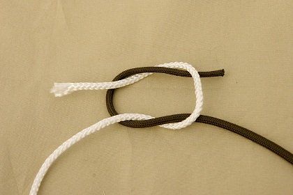 camping knots square knot