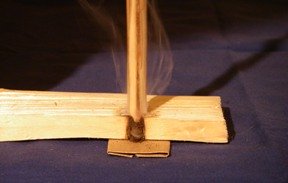 handdrill spindle making smoke