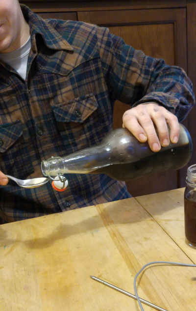 tasting the syrup